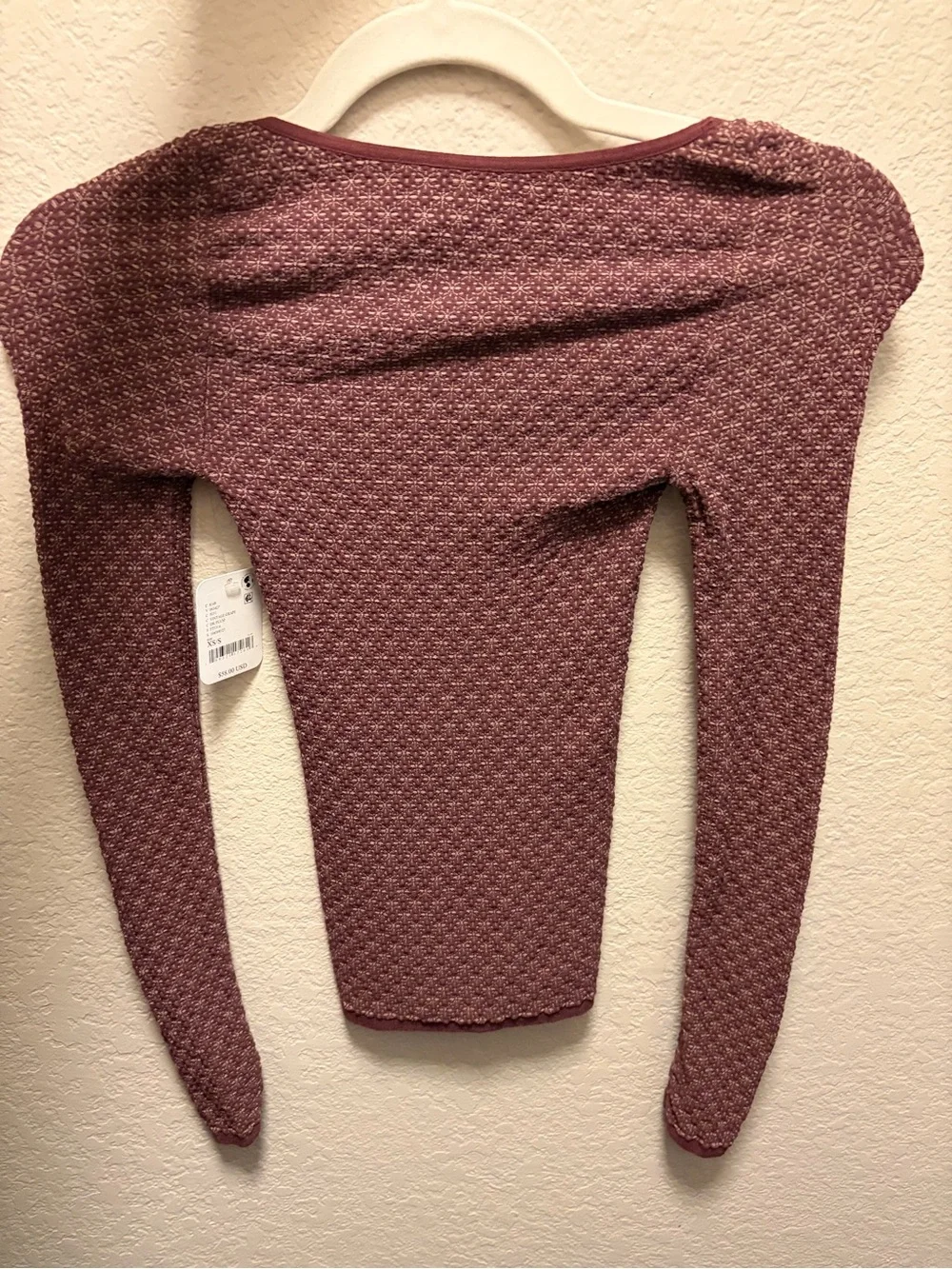 Free People: Love Letter Long Sleeve XS/S New with Tags
